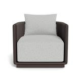 Palm Beach Aluminum Lounge Chair | Aluminum Bronze, Copacabana Sand, Rope Umber