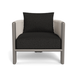 Palm Beach Aluminum Lounge Chair | Aluminum Taupe, Copacabana Midnight, Rope Shell