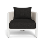 Palm Beach Aluminum Lounge Chair | Aluminum White, Copacabana Midnight, Rope Shell