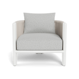 Palm Beach Aluminum Lounge Chair | Aluminum White, Copacabana Sand, Rope Shell