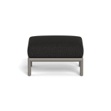 Palm Beach Aluminum Ottoman | Aluminum Taupe, Copacabana Midnight,