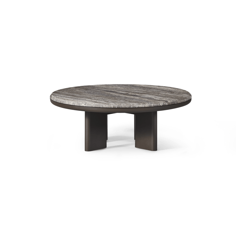 Palm Beach Aluminum Round Coffee Table
