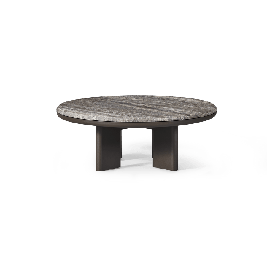 Palm Beach Aluminum Round Coffee Table
