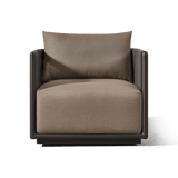 Palm Beach Aluminum Swivel Lounge Chair | Aluminum Asteroid, Copacabana Midnight, Rope Dark Grey