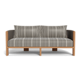 Palm Beach Teak 2 Seat Sofa | Teak Natural, Bateau Classic, Rope Stone