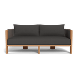 Palm Beach Teak 2 Seat Sofa | Teak Natural, Stirling Shadow, Rope Stone