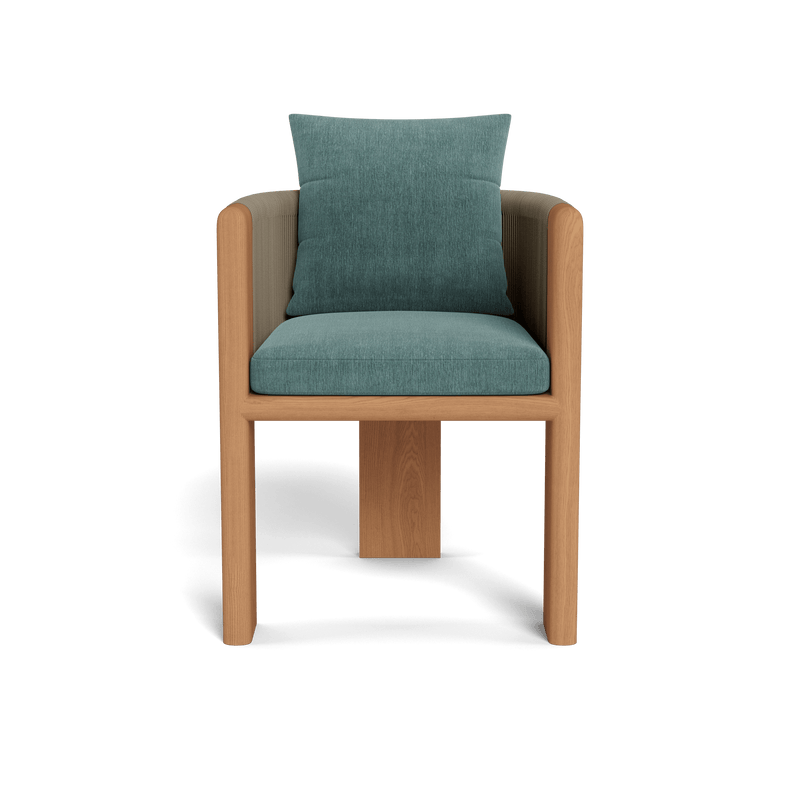 Palm Beach Teak Dining Chair | Teak Natural, Altona Dew, Rope Stone