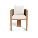 Palm Beach Teak Dining Chair | Teak Natural, Altona Snow, Rope Stone