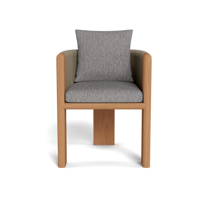 Palm Beach Teak Dining Chair | Teak Natural, Bateau Teak, Rope Stone