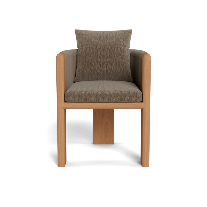 Palm Beach Teak Dining Chair | Teak Natural, Bateau Teak, Rope Stone