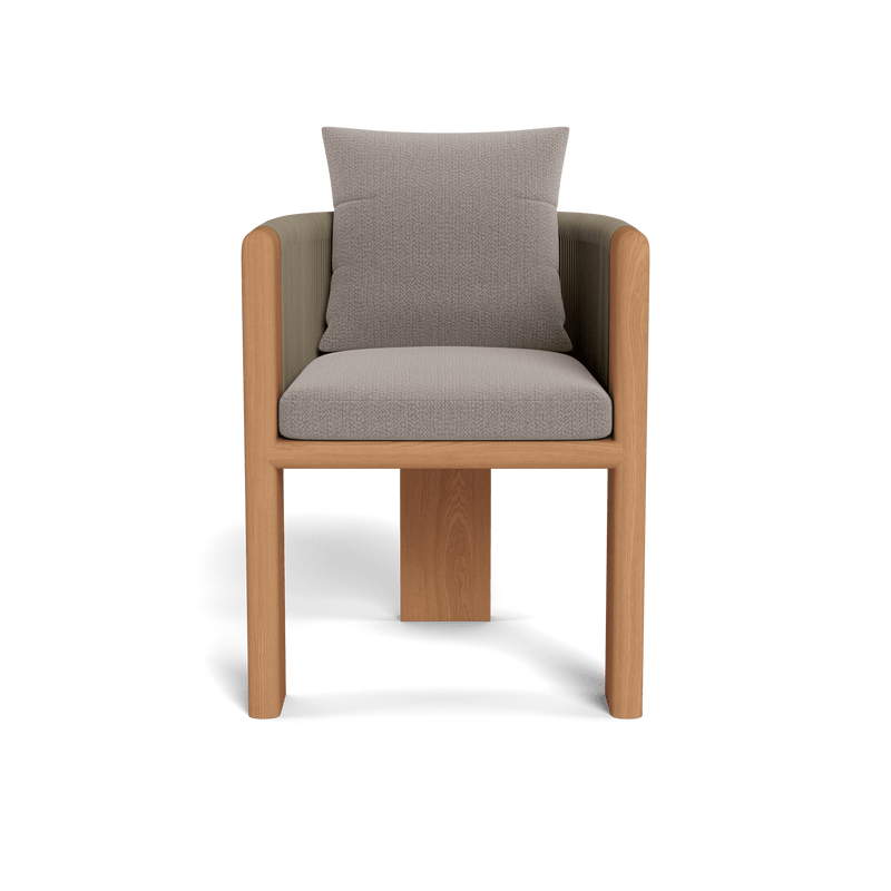 Palm Beach Teak Dining Chair | Teak Natural, Bateau Teak, Rope Stone