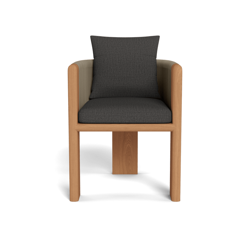 Palm Beach Teak Dining Chair | Teak Natural, Bateau Teak, Rope Stone