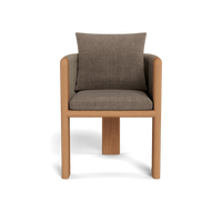 Palm Beach Teak Dining Chair | Teak Natural, Altona Mink, Rope Stone