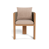 Palm Beach Teak Dining Chair | Teak Natural, Altona Sand, Rope Stone