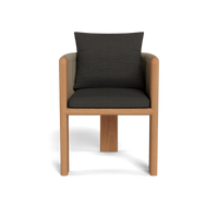 Palm Beach Teak Dining Chair | Teak Natural, Monterey Charcoal, Rope Stone