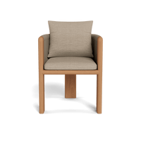 Palm Beach Teak Dining Chair | Teak Natural, Monterey Sand, Rope Stone