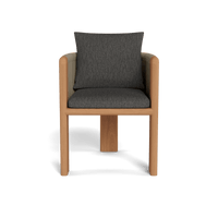 Palm Beach Teak Dining Chair | Teak Natural, Pebble Smoke, Rope Stone