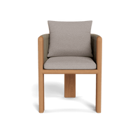 Palm Beach Teak Dining Chair | Teak Natural, Riviera Stone, Rope Stone