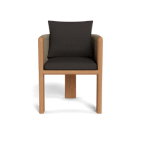 Palm Beach Teak Dining Chair | Teak Natural, Stirling Flint, Rope Stone