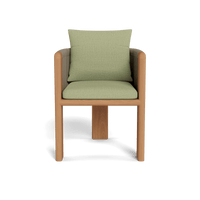 Palm Beach Teak Dining Chair | Teak Natural, Stirling Sage, Rope Stone