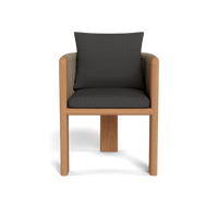 Palm Beach Teak Dining Chair | Teak Natural, Stirling Shadow, Rope Stone