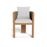 Palm Beach Teak Dining Chair | Teak Natural, Pebble Cloud, Rope Stone