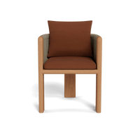 Palm Beach Teak Dining Chair | Teak Natural, Sorrento Rust, Rope Stone