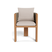 Palm Beach Teak Dining Chair | Teak Natural, Sorrento Sand, Rope Stone