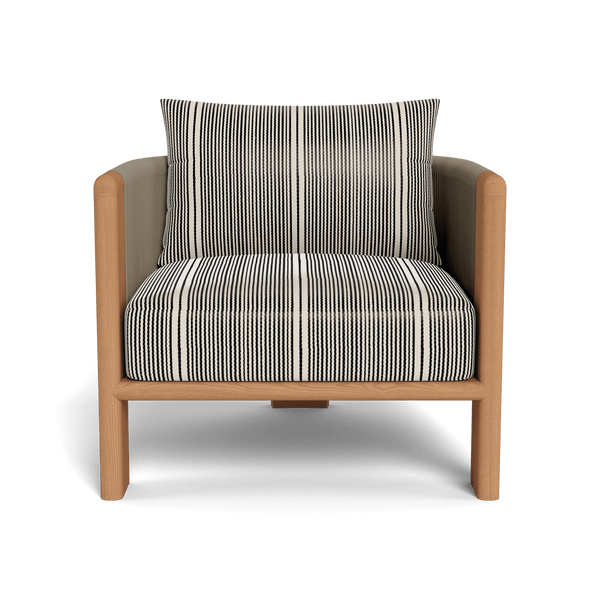 Palm Beach Teak Lounge Chair | Teak Natural, Bateau Classic, Rope Stone