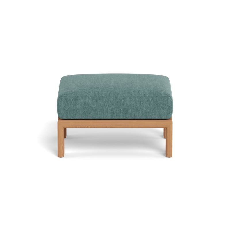 Palm Beach Teak Ottoman | Teak Natural, Altona Dew,