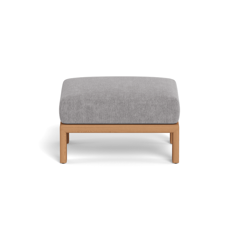 Palm Beach Teak Ottoman | Teak Natural, Altona Dove,