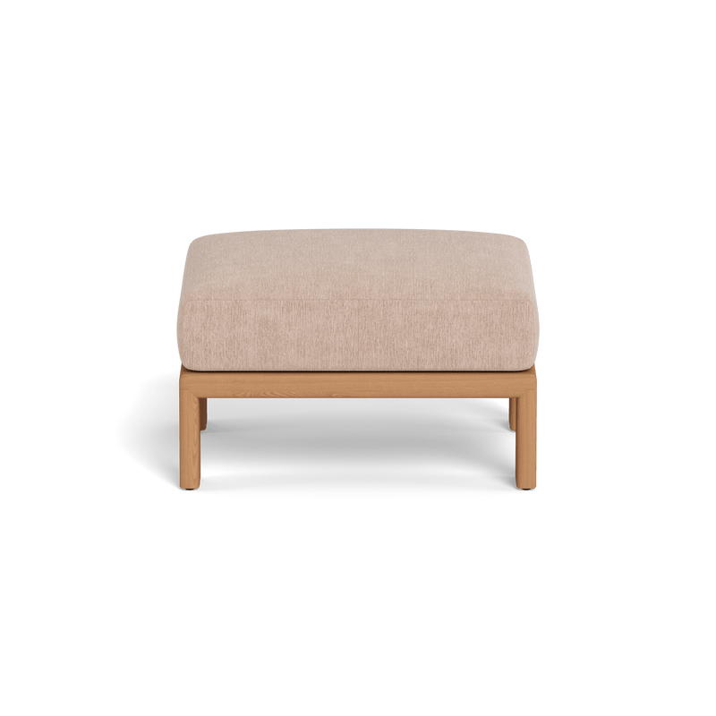 Palm Beach Teak Ottoman | Teak Natural, Altona Sand,