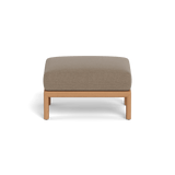 Palm Beach Teak Ottoman | Teak Natural, Copacabana Midnight,