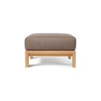 Palm Beach Teak Ottoman | Teak Natural, Panama Coco,