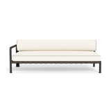 Parker 2 Seat 1 Arm Left | Aluminum Bronze, Riviera Ivory, Panama Cloud