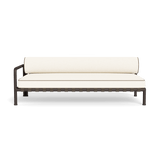 Parker 2 Seat 1 Arm Left | Aluminum Bronze, Riviera Ivory, Panama Coco