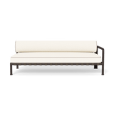 Parker 2 Seat 1 Arm Right | Aluminum Bronze, Riviera Ivory, Panama Marble