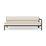 Parker 2 Seat 1 Arm Right | Aluminum Bronze, Siesta Ivory, Copacabana Midnight