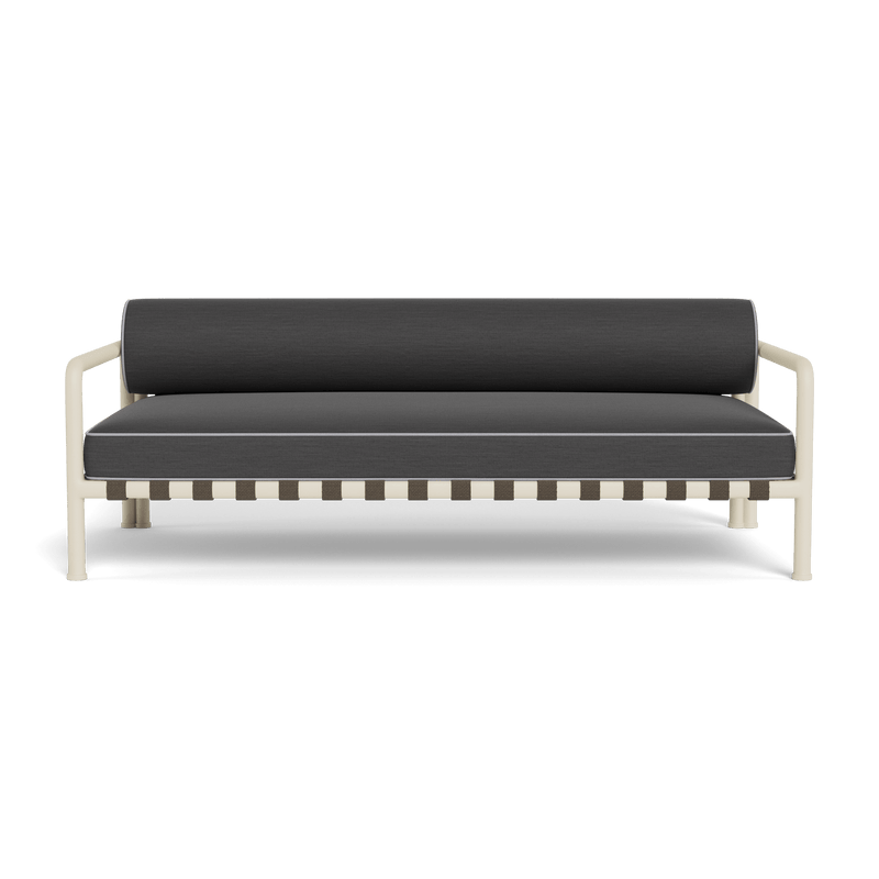 Parker 2 Seat Sofa | Aluminum Bone, Panama Grafito, Panama Cloud