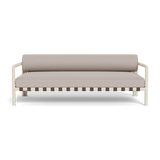 Parker 2 Seat Sofa | Aluminum Bone, Panama Marble, Panama Marble