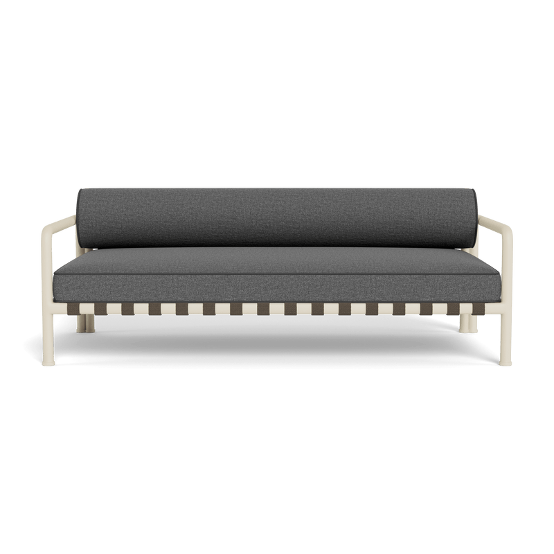 Parker 2 Seat Sofa | Aluminum Bone, Siesta Slate, Panama Grafito