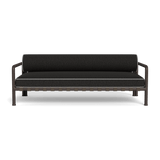 Parker 2 Seat Sofa | Aluminum Bronze, Copacabana Midnight, Copacabana Sand