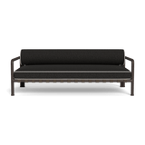 Parker 2 Seat Sofa | Aluminum Bronze, Copacabana Midnight, Panama Blanco