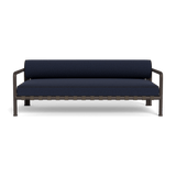 Parker 2 Seat Sofa | Aluminum Bronze, Siesta Indigo, Copacabana Midnight