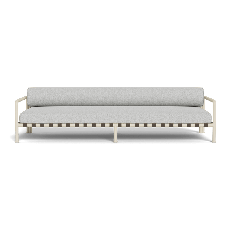 Parker 3 Seat Sofa | Aluminum Bone, Copacabana Sand, Copacabana Sand