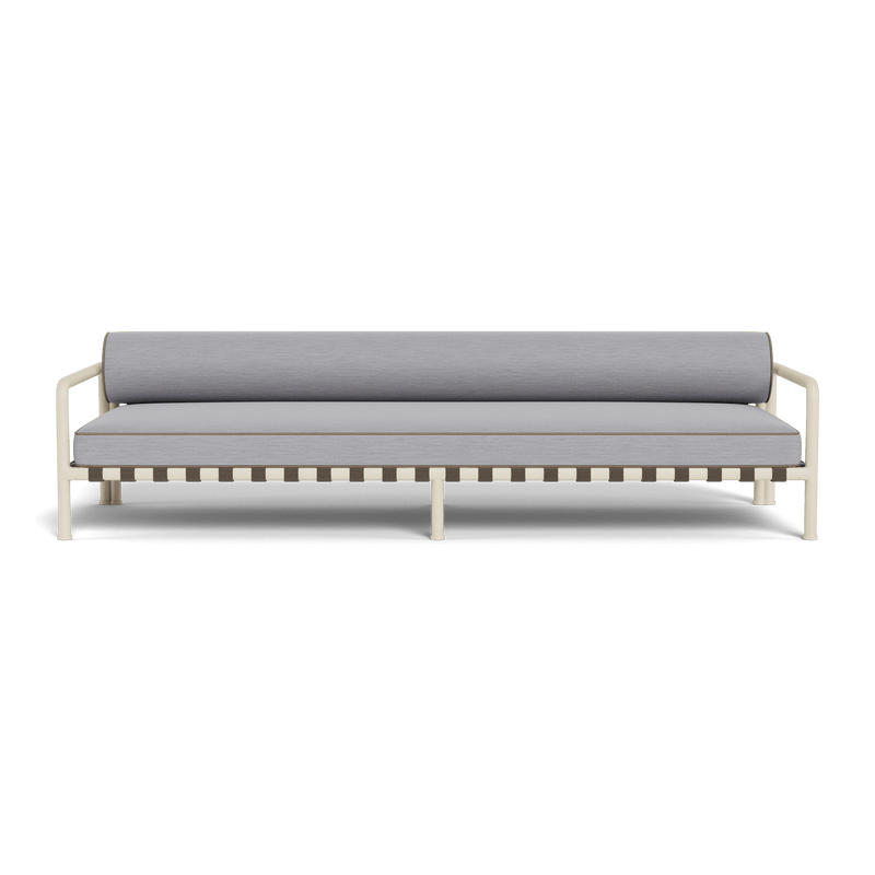 Parker 3 Seat Sofa | Aluminum Bone, Panama Cloud, Panama Coco