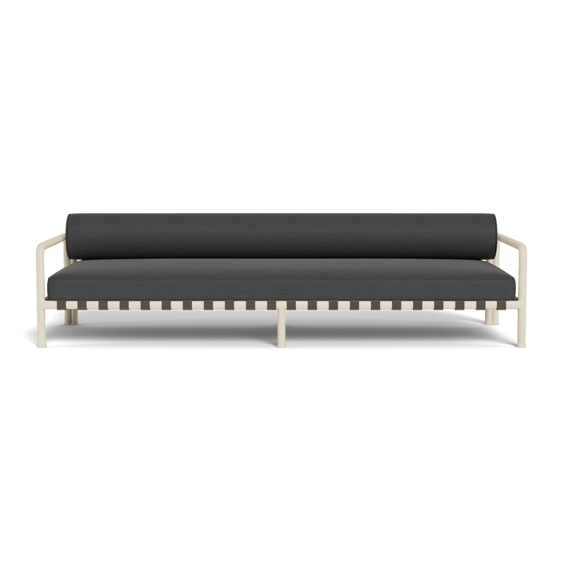 Parker 3 Seat Sofa | Aluminum Bone, Panama Grafito, Panama Grafito