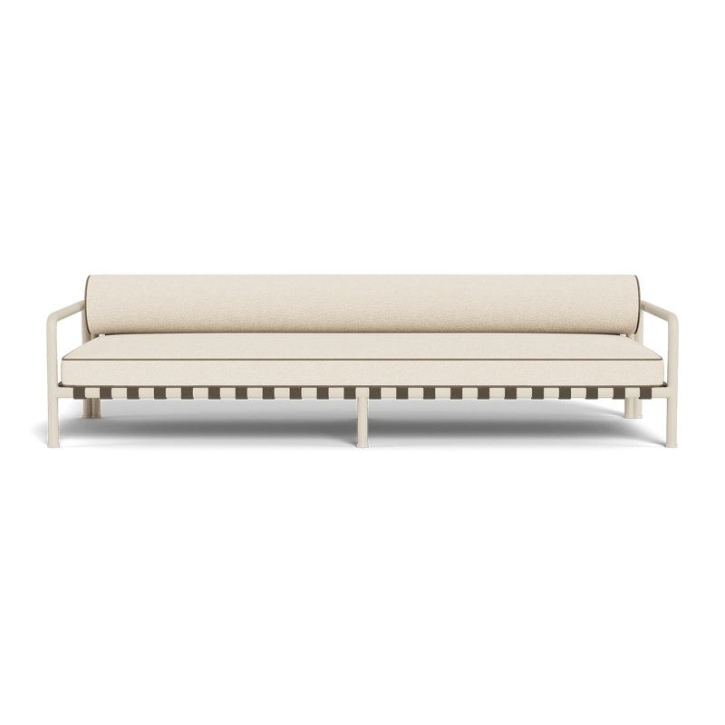 Parker 3 Seat Sofa | Aluminum Bone, Riviera Sand, Panama Coco