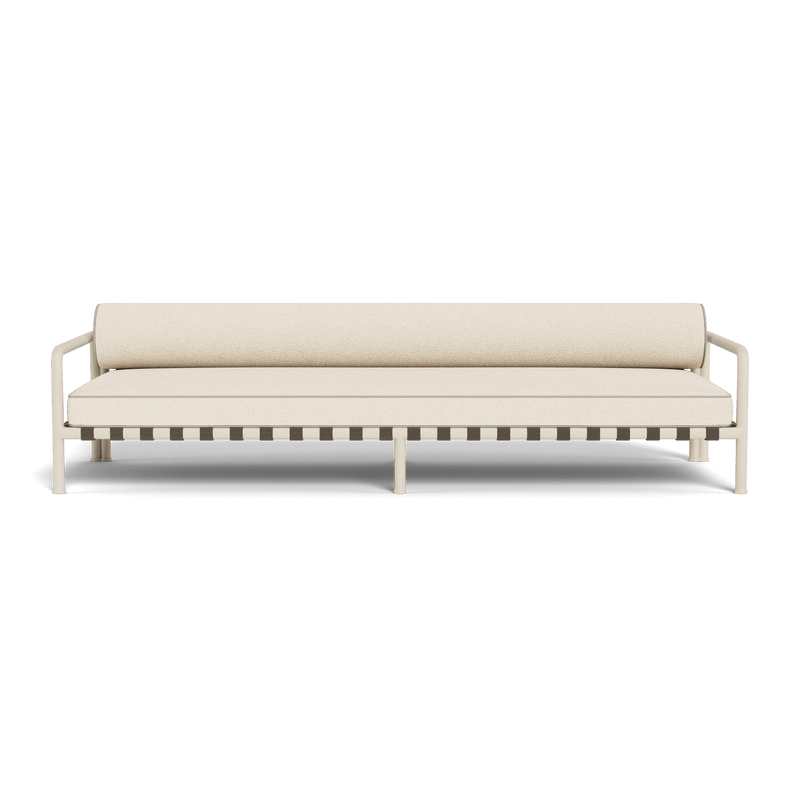 Parker 3 Seat Sofa | Aluminum Bone, Riviera Sand, Panama Marble