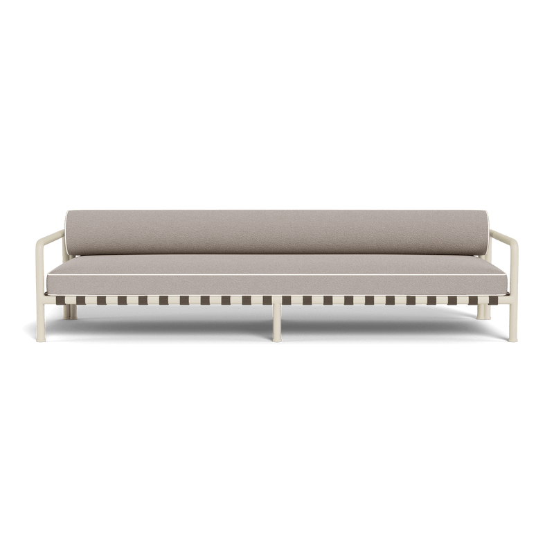 Parker 3 Seat Sofa | Aluminum Bone, Riviera Stone, Panama Blanco